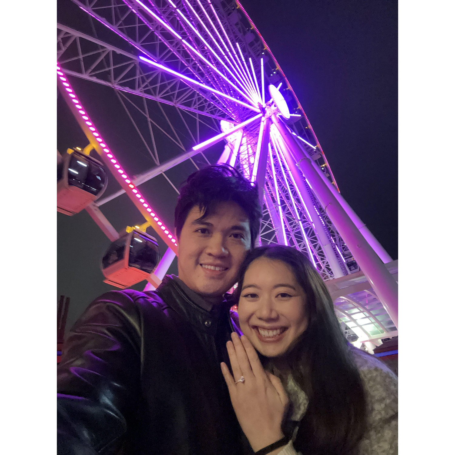 The night we got engaged