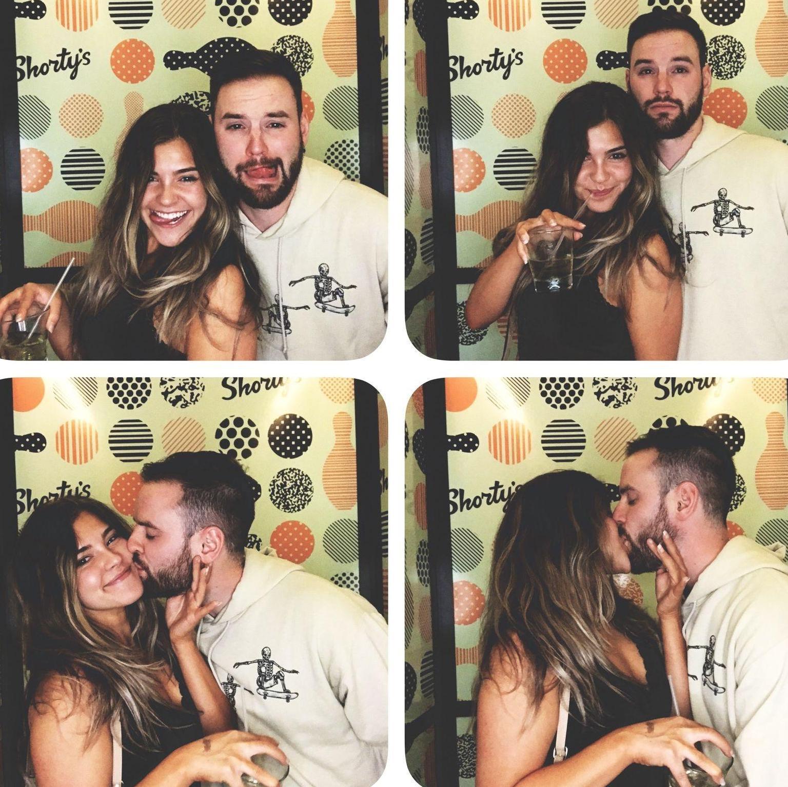 2022: James so sweetly met me in Pittsburgh after a trip! HUGE suckers for photobooths :)