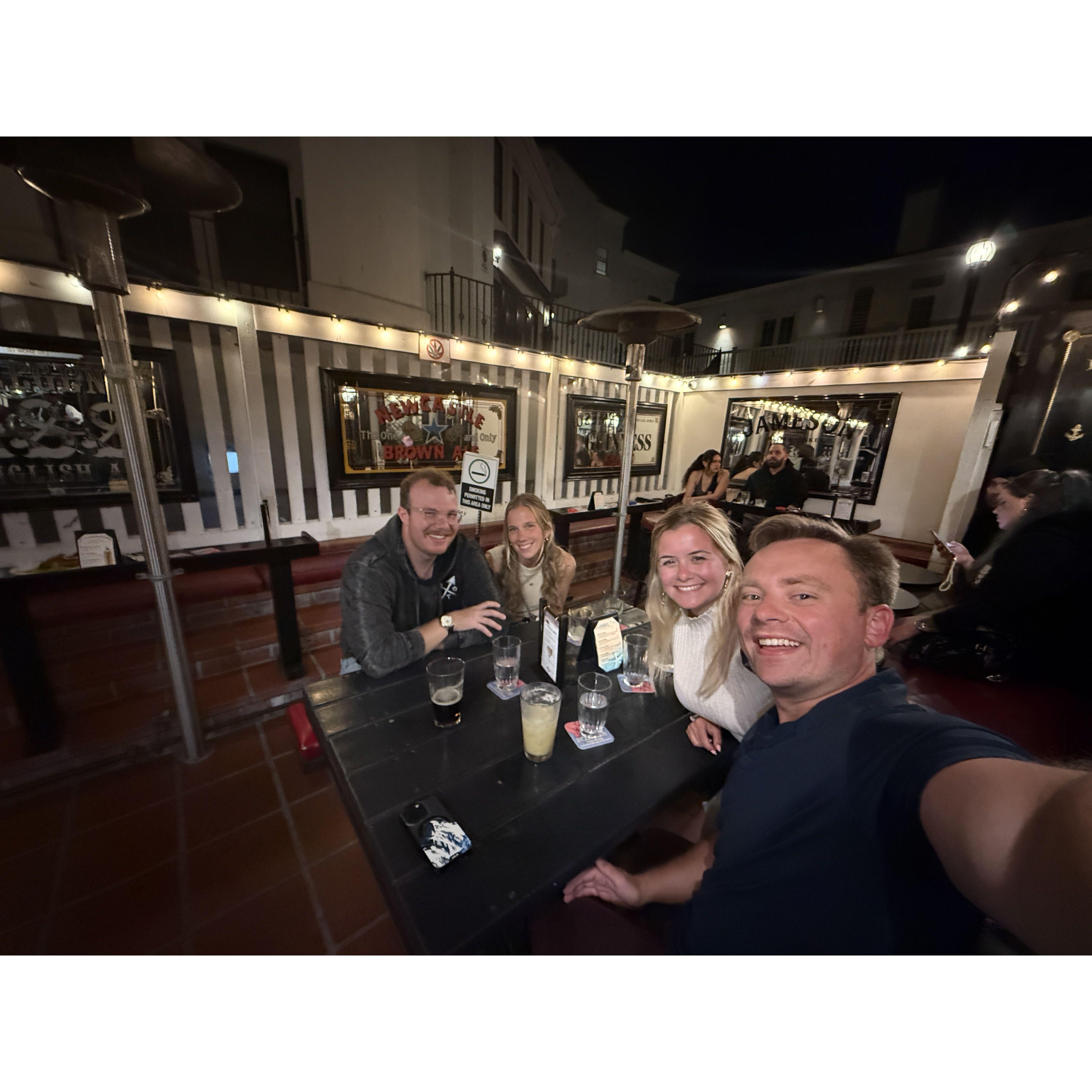 Monterey, CA with out faves Isabel and Rafe!