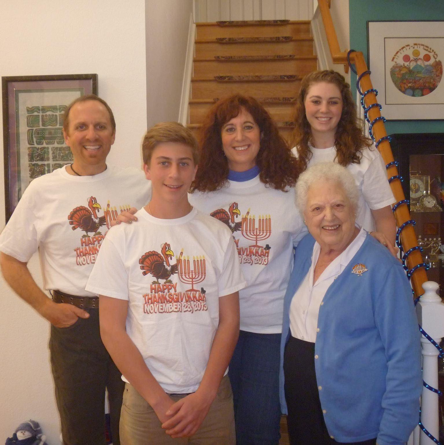 First ever Thanksgiv-ukkah.