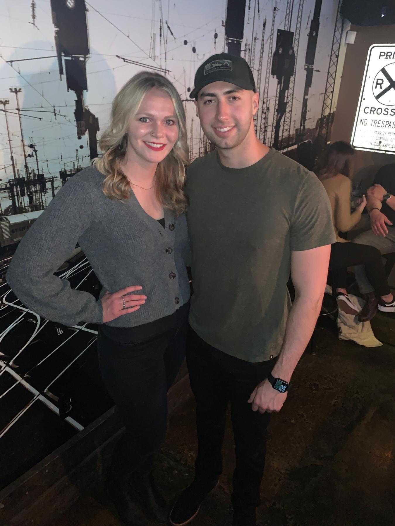 Our first photo together!