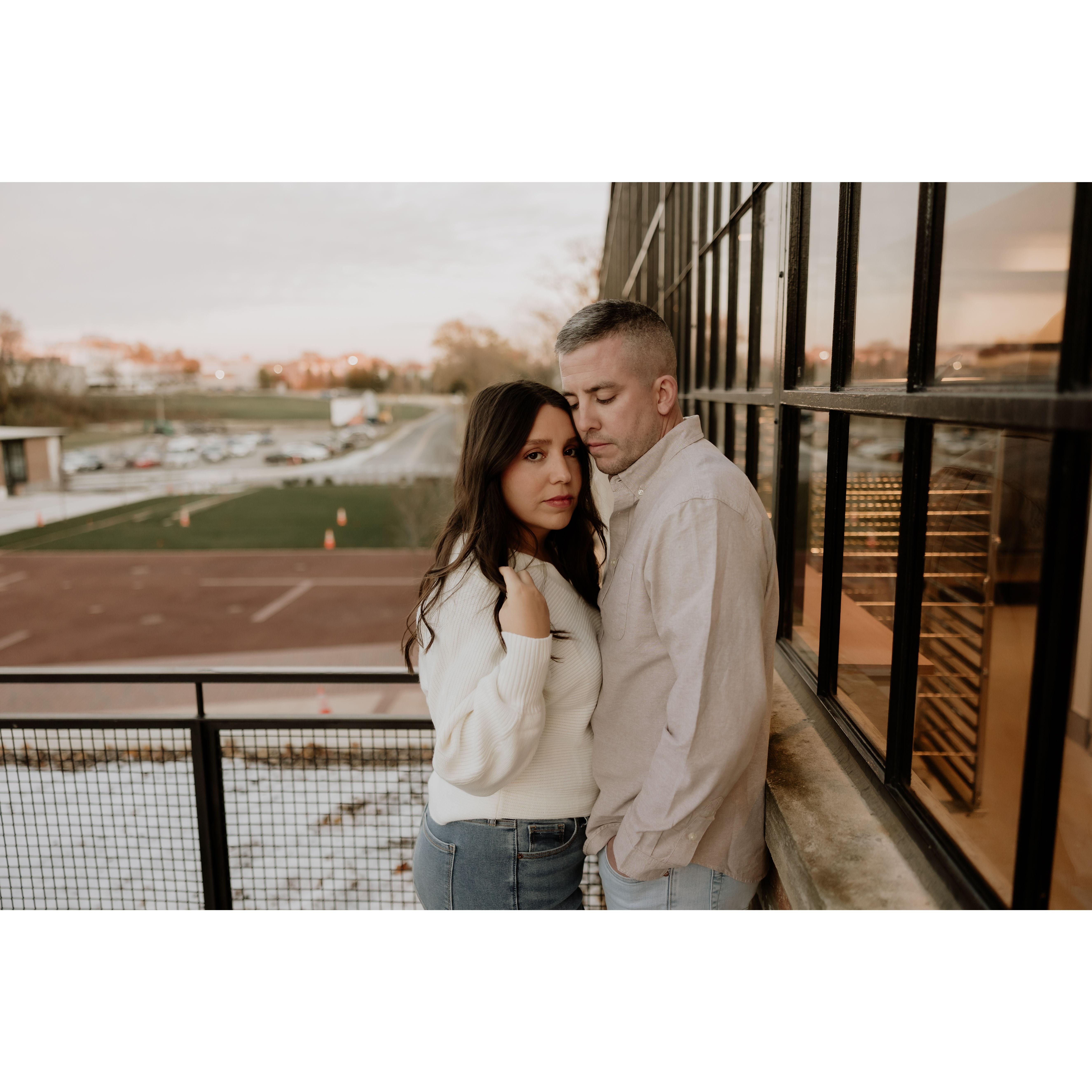 Our engagement pictures at Journey Distillery.