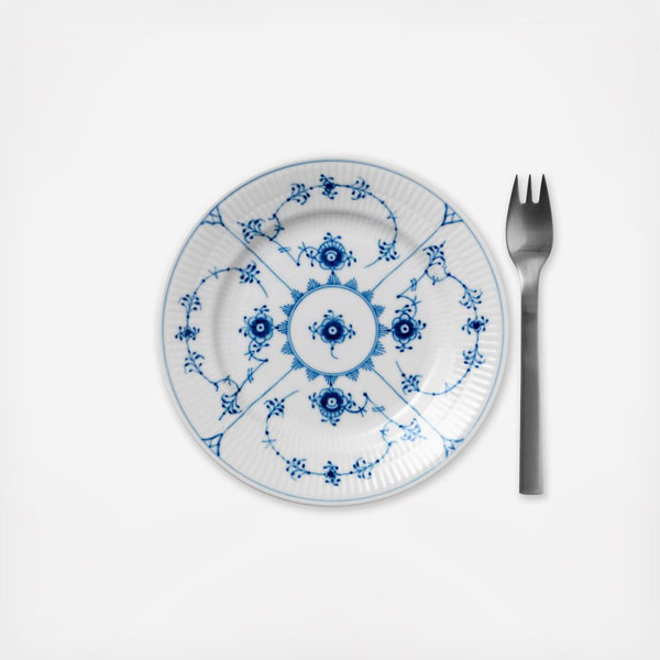 Royal Copenhagen Blue Fluted Plain Bread and Butter Plate