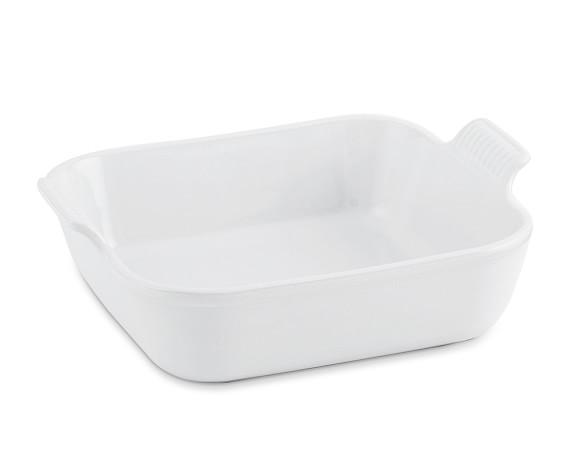 Le Creuset Heritage Stoneware Square Dish in White