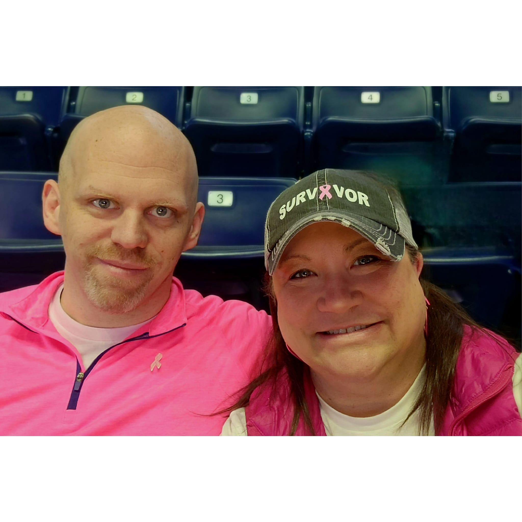 Such a wonderful breast cancer supporter