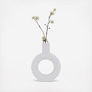 Neutral Accent Round Table Vase