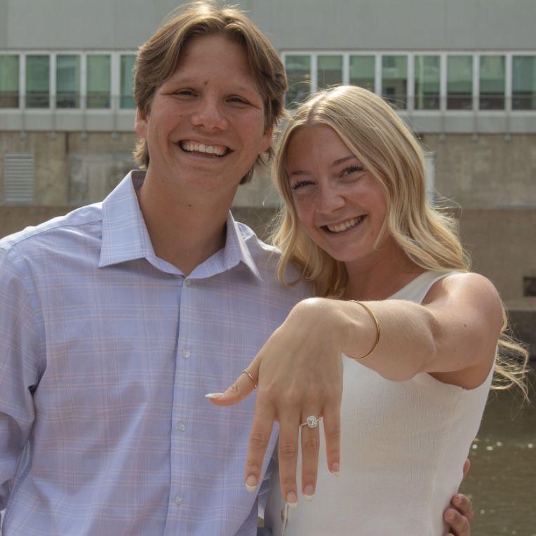 The day we got engaged!