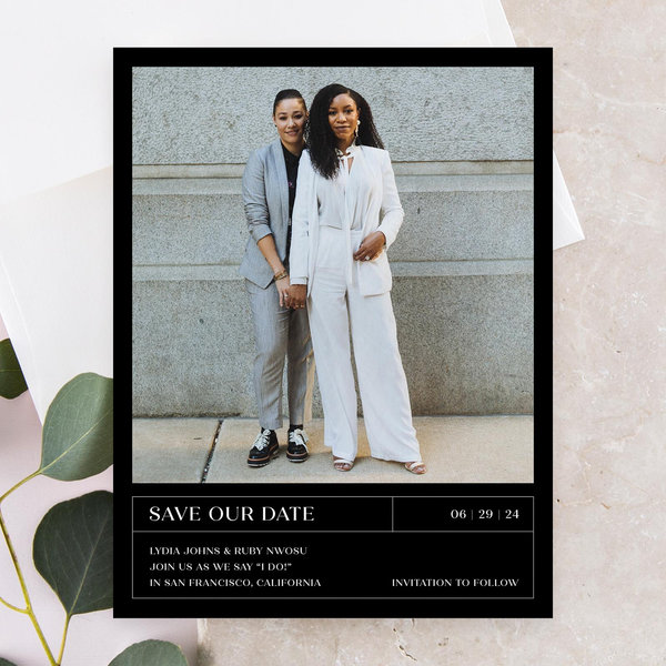 Zola Save The Dates - Linwood Photo