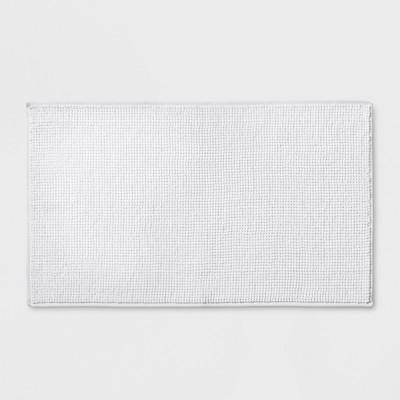 34"x20" Solid Bath Rug White - Made By Design&#153;