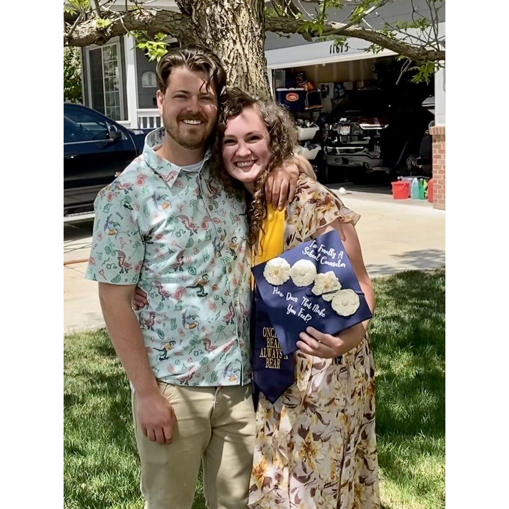 Celebrating Mary-Eliza completing her Masters in counseling.