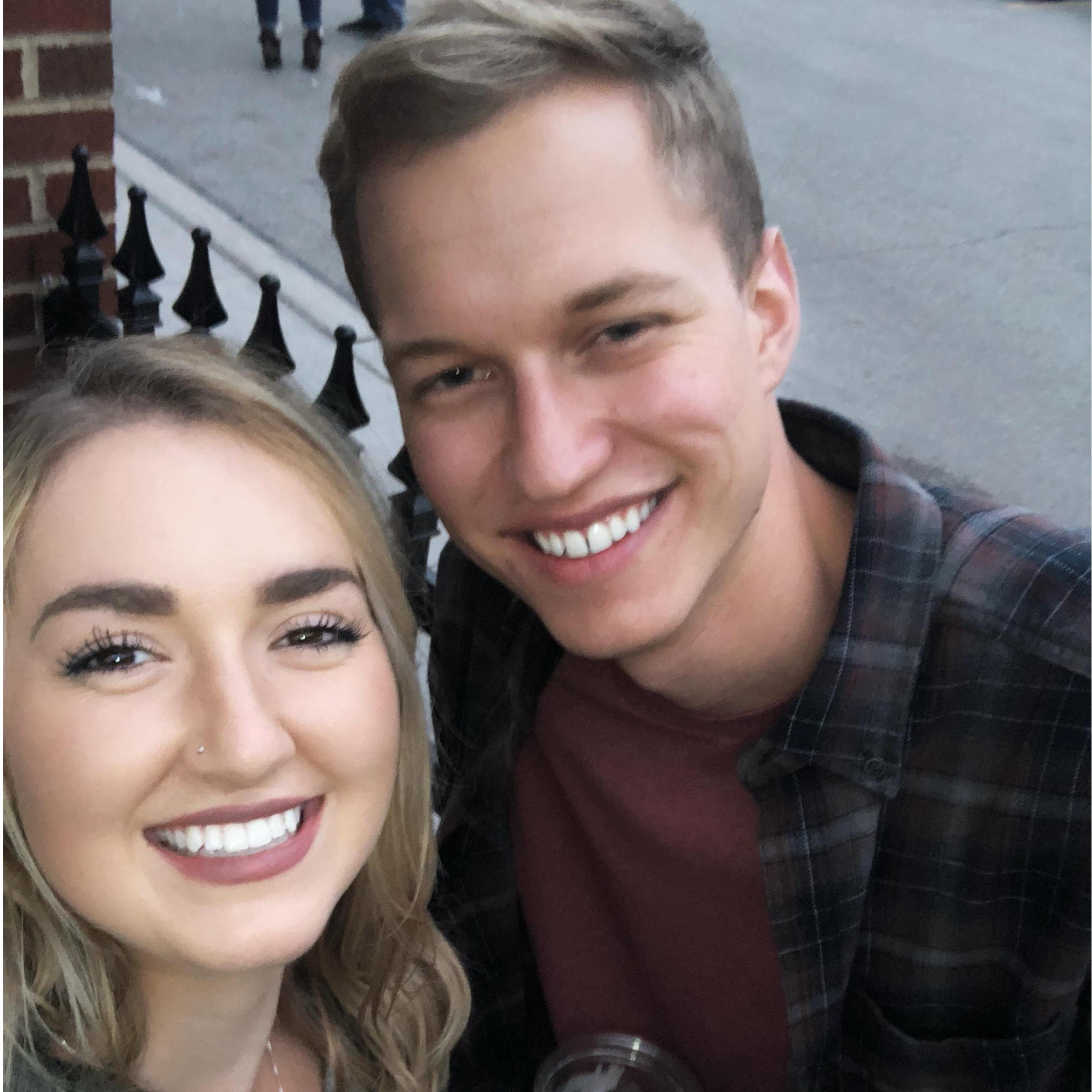 Our first picture together