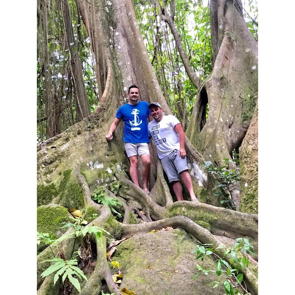 Hiking the Volcano in St. Lucia, 2015