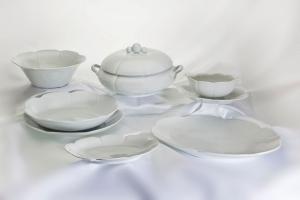 Royal Limoges Nymphea White Oval Platter - Medium