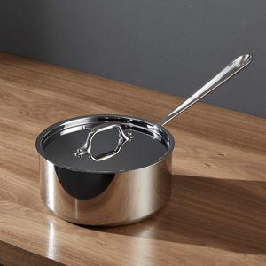 All-Clad d3 Stainless Steel 3-qt. Saucepan with Lid