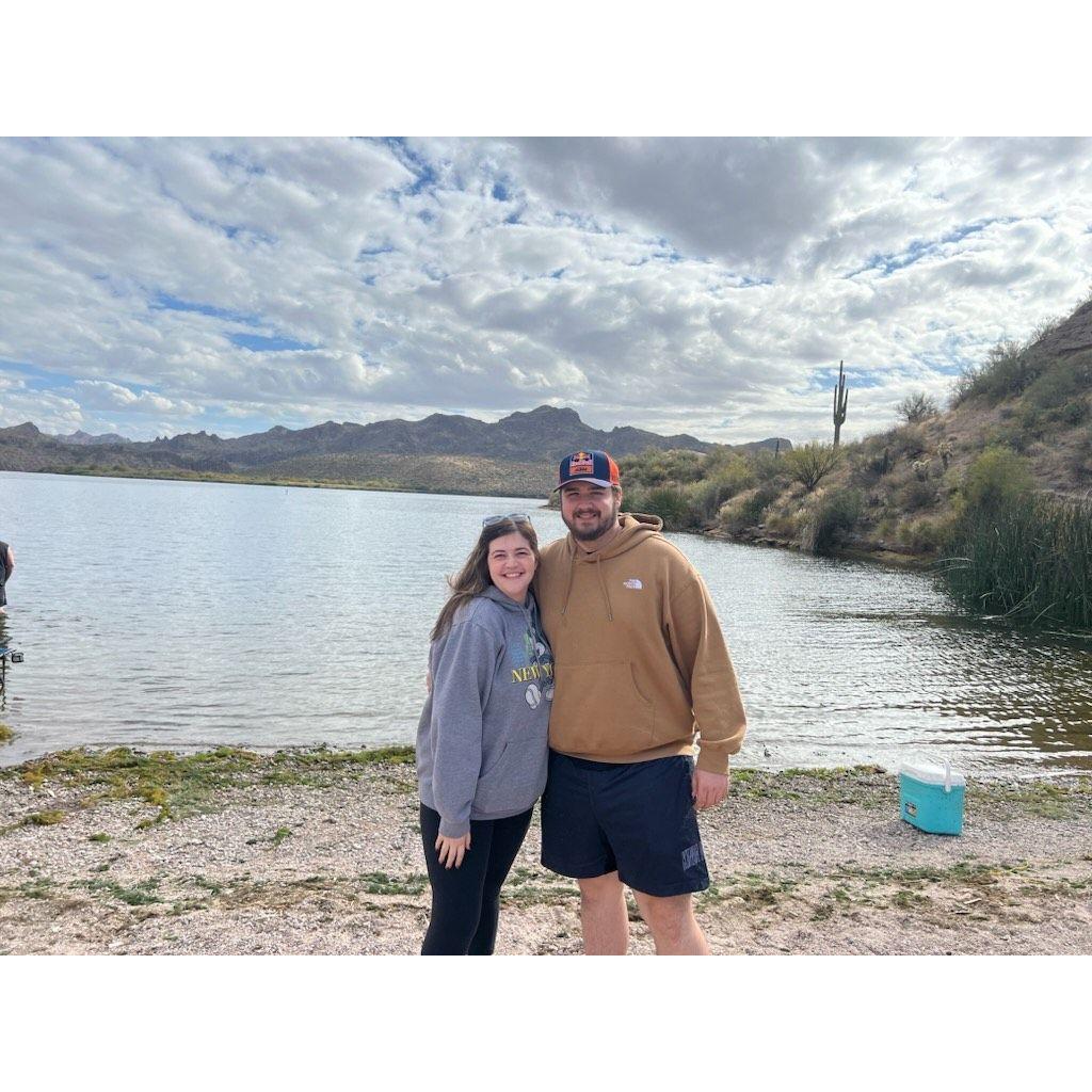Off-roading to Saguaro Lake