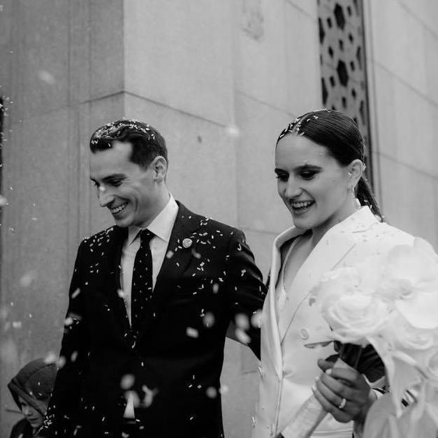 After our court house wedding in NYC.