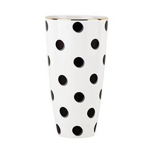 kate spade new york Daisy Place Spots Polka Dots Vase 9" tall