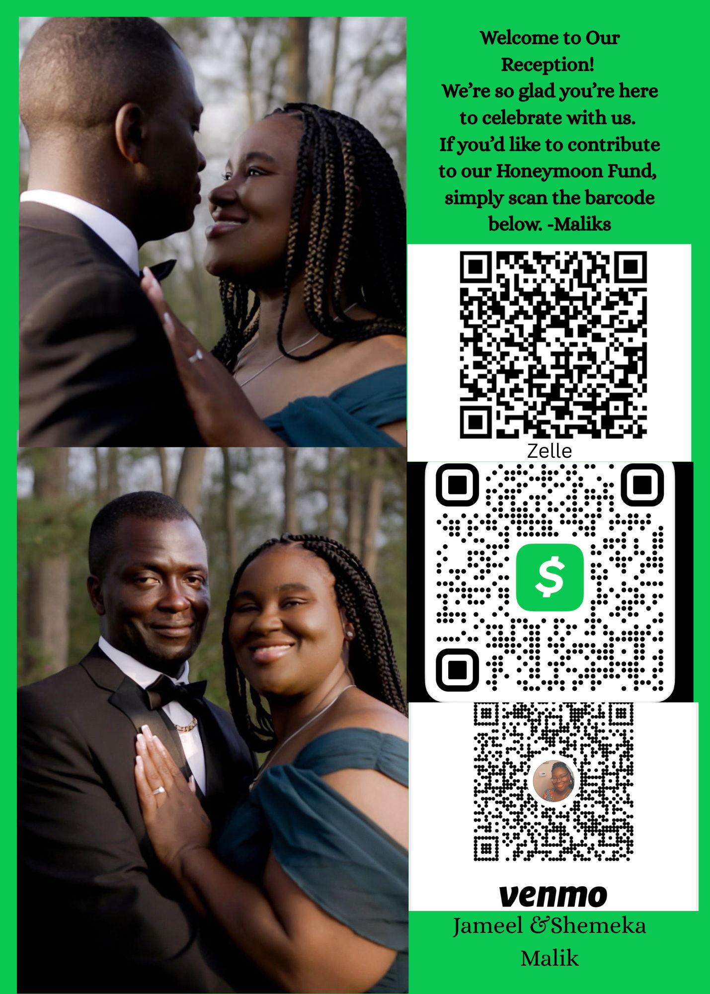 The Wedding Website of Shemeka Jackson and Jameel Malik