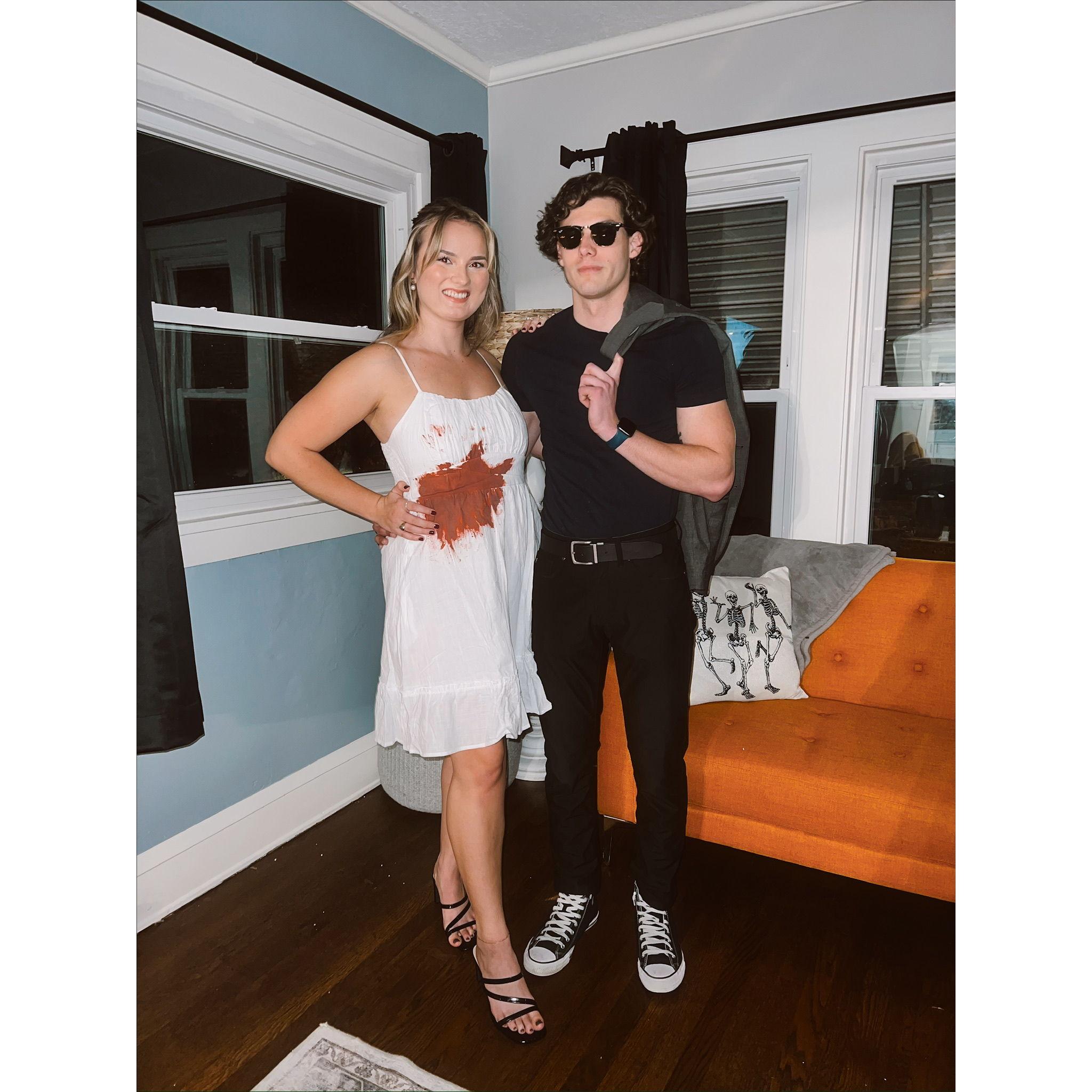 Halloween (always love dressing him up as Harry Styles)