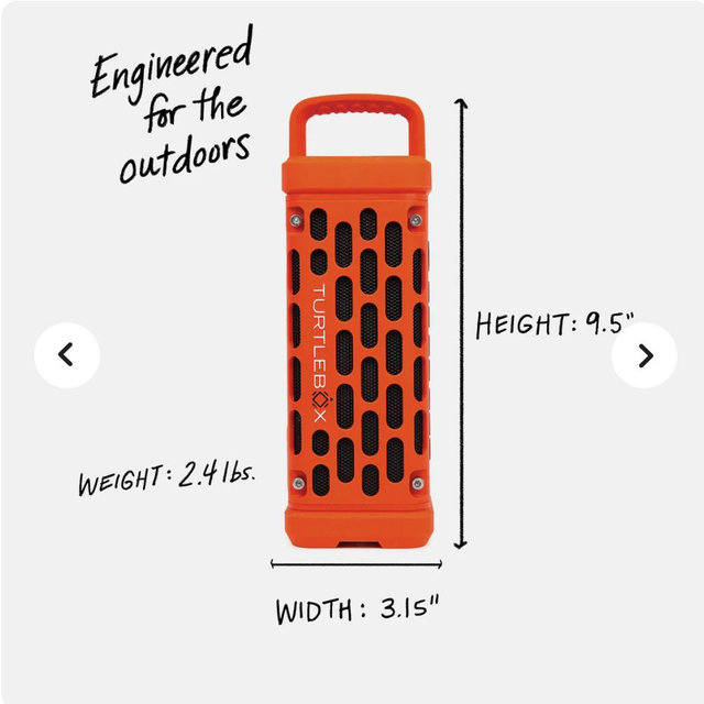 Turtlebox Speaker - Ranger - Orange