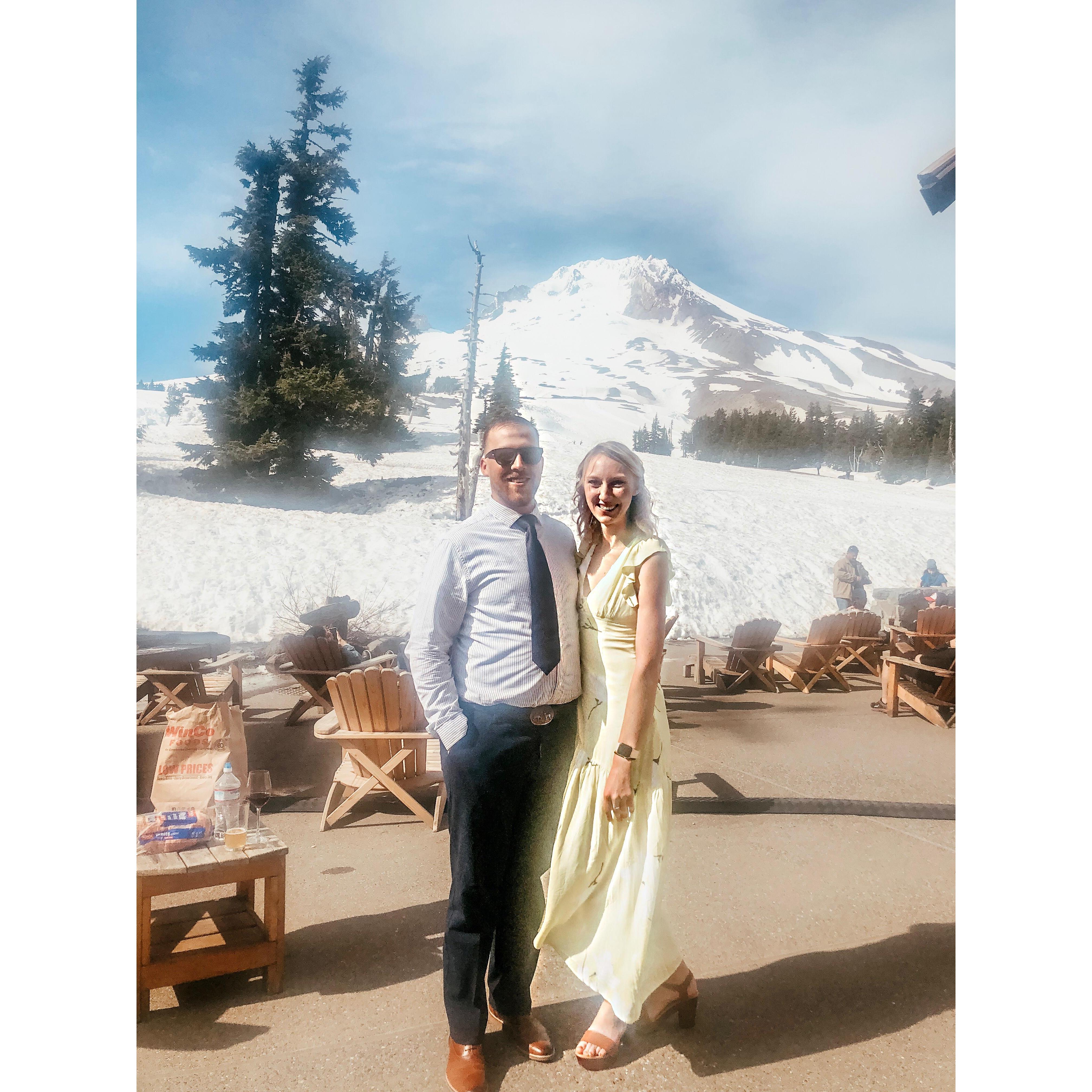 Our first big event together as a couple. We celebrated Rob's sister getting married and danced the night away.