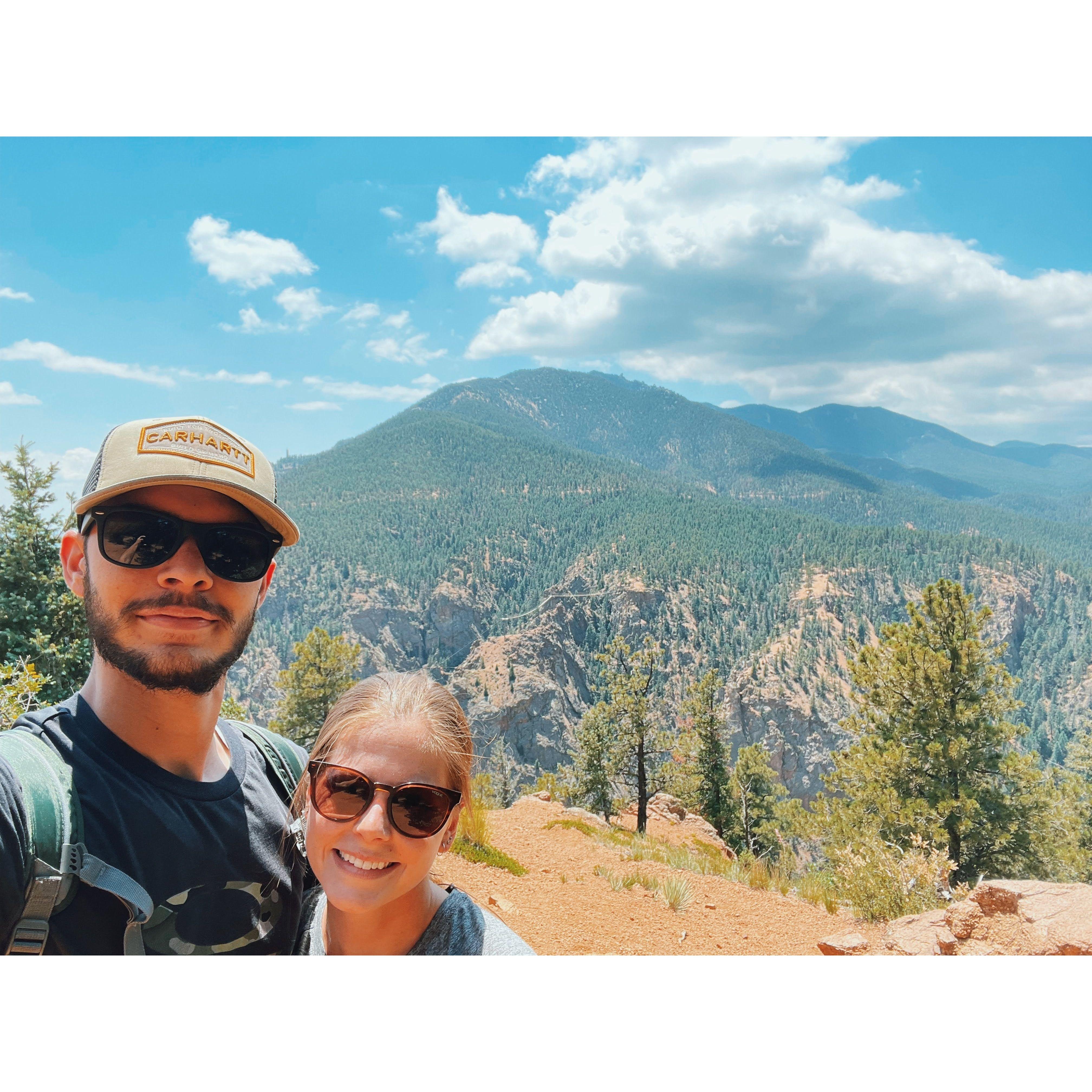 Hiking in Colorado Springs, 2021