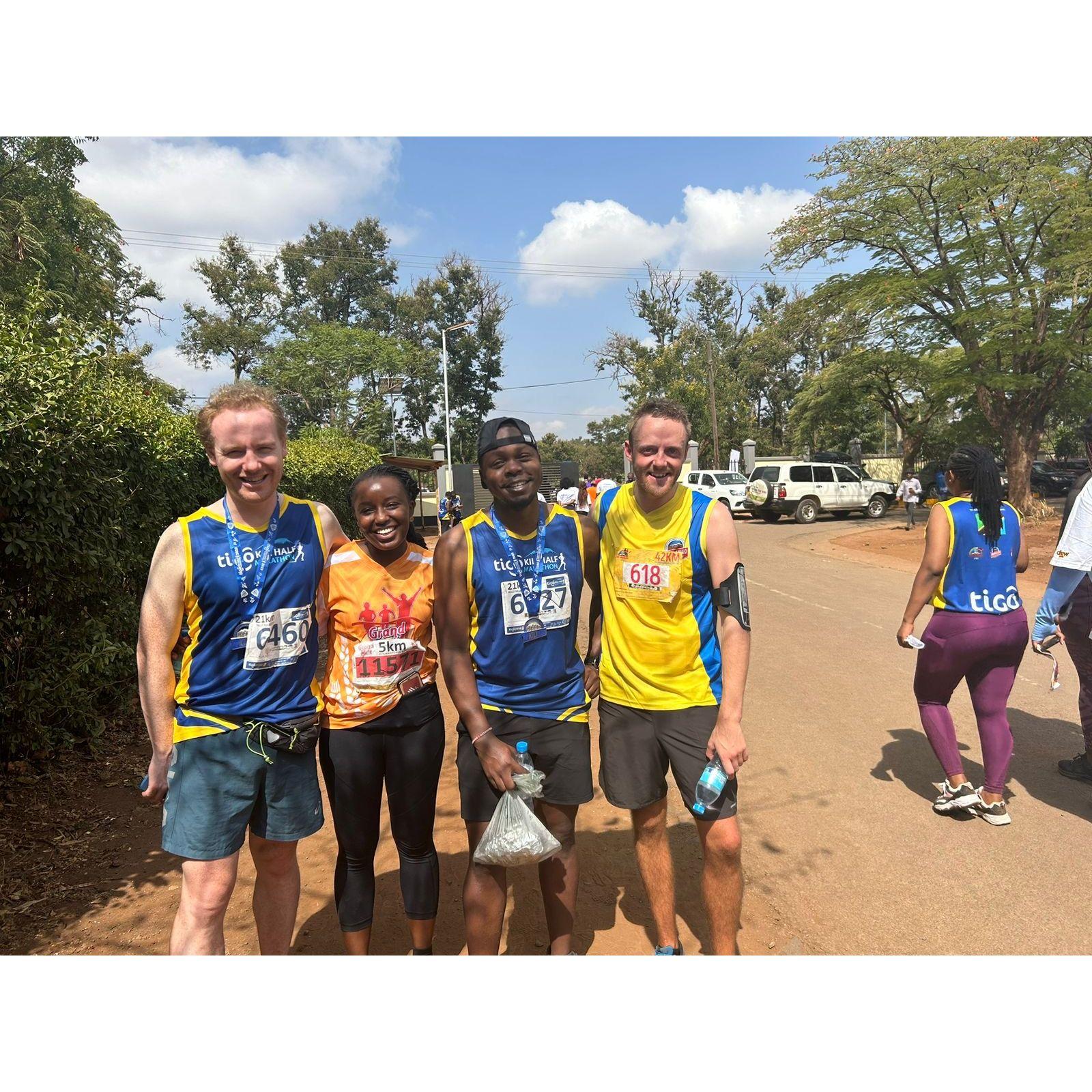Kilimanjaro Marathon with Pato and Simon