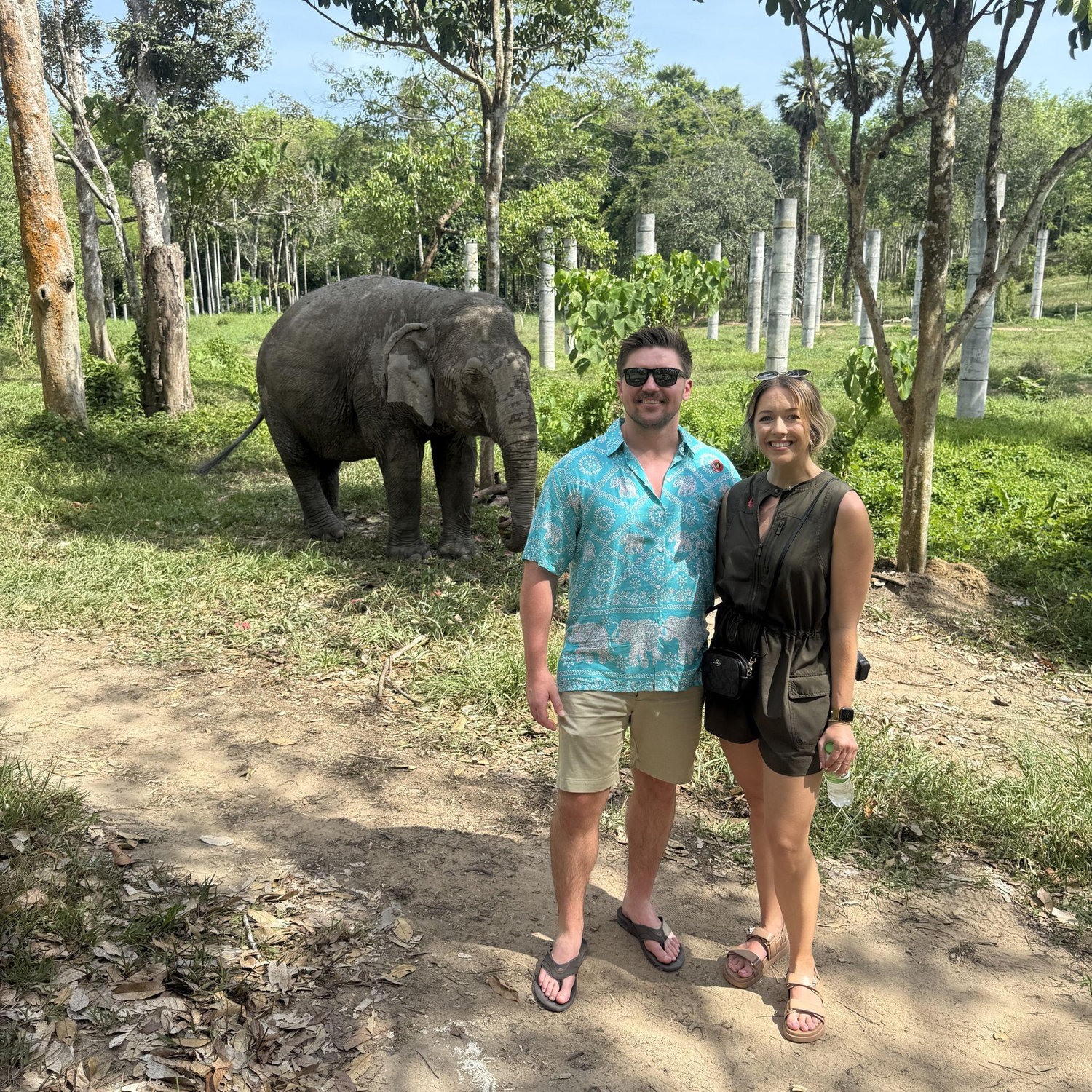 Elephant sanctuary in Thailand