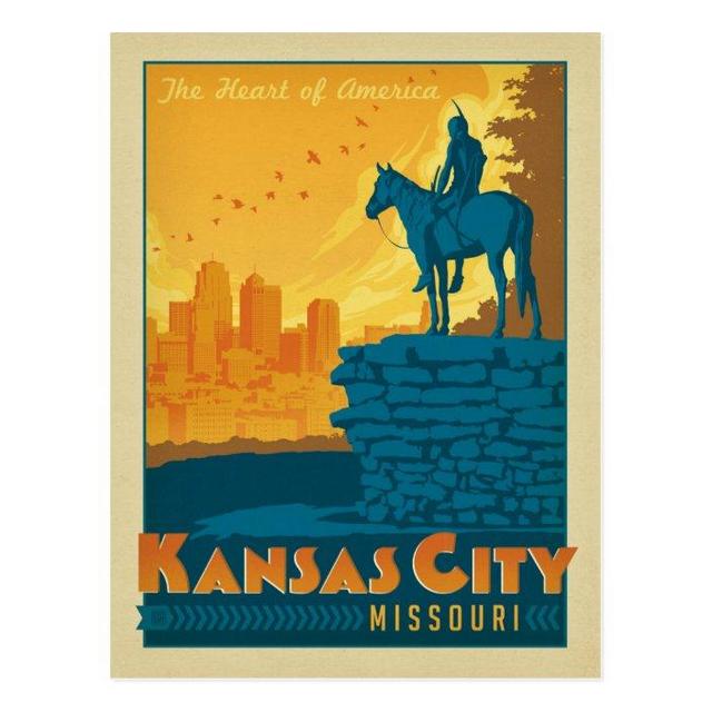 Kansas City, MO Postcard