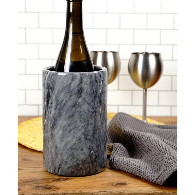 RSVP International Grey Marble Wine Cooler 4.5" x 7"