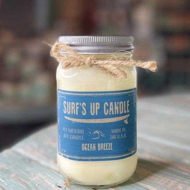 Ocean Breeze Mason Jar Candle - Original Collection