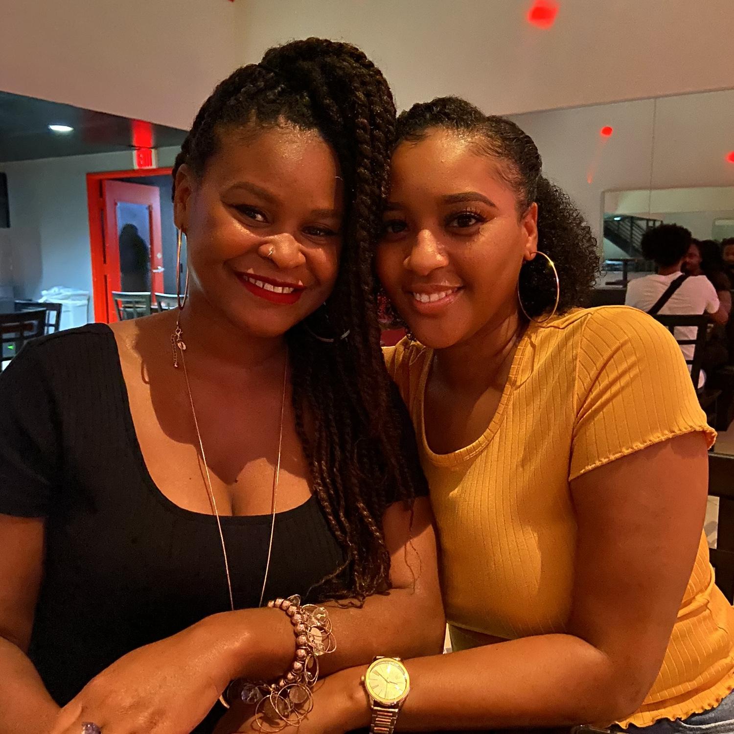 Our very first photo together! Before we began dating. August 2020!