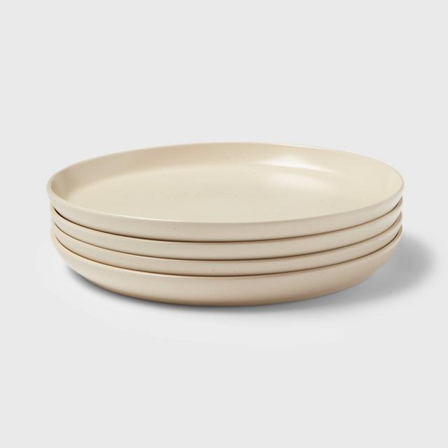 10" 4pk Stoneware Tilley Plates White - Threshold™