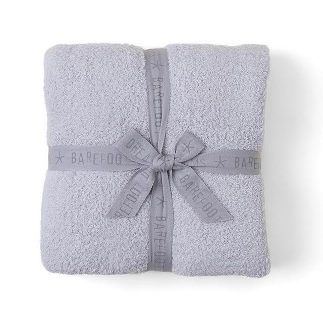 Barefoot Dreams Women's CozyChic Throw, Oyster, Grey, One Size