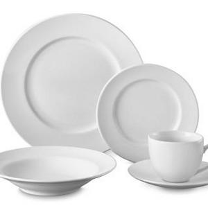 Williams-Sonoma Brasserie All-White Dinnerware Place Settings 5-Piece