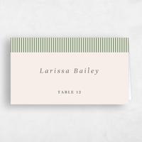 Green Wedding Place Card - Maldives