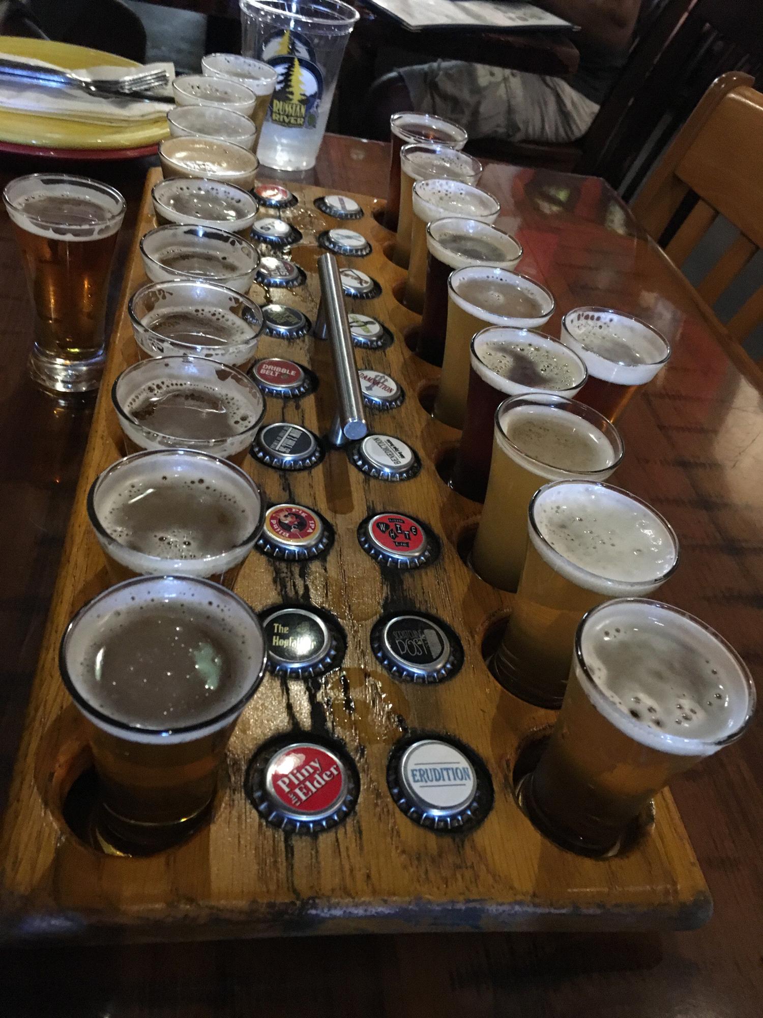 Beer tasting, one of our hobbies