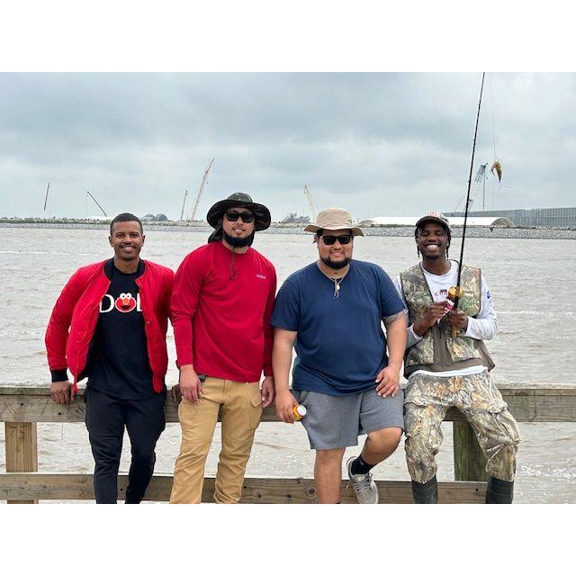 from Boyz to MEN!!! Went fishing on this beautiful Wednesday, missing 3 of my guys.