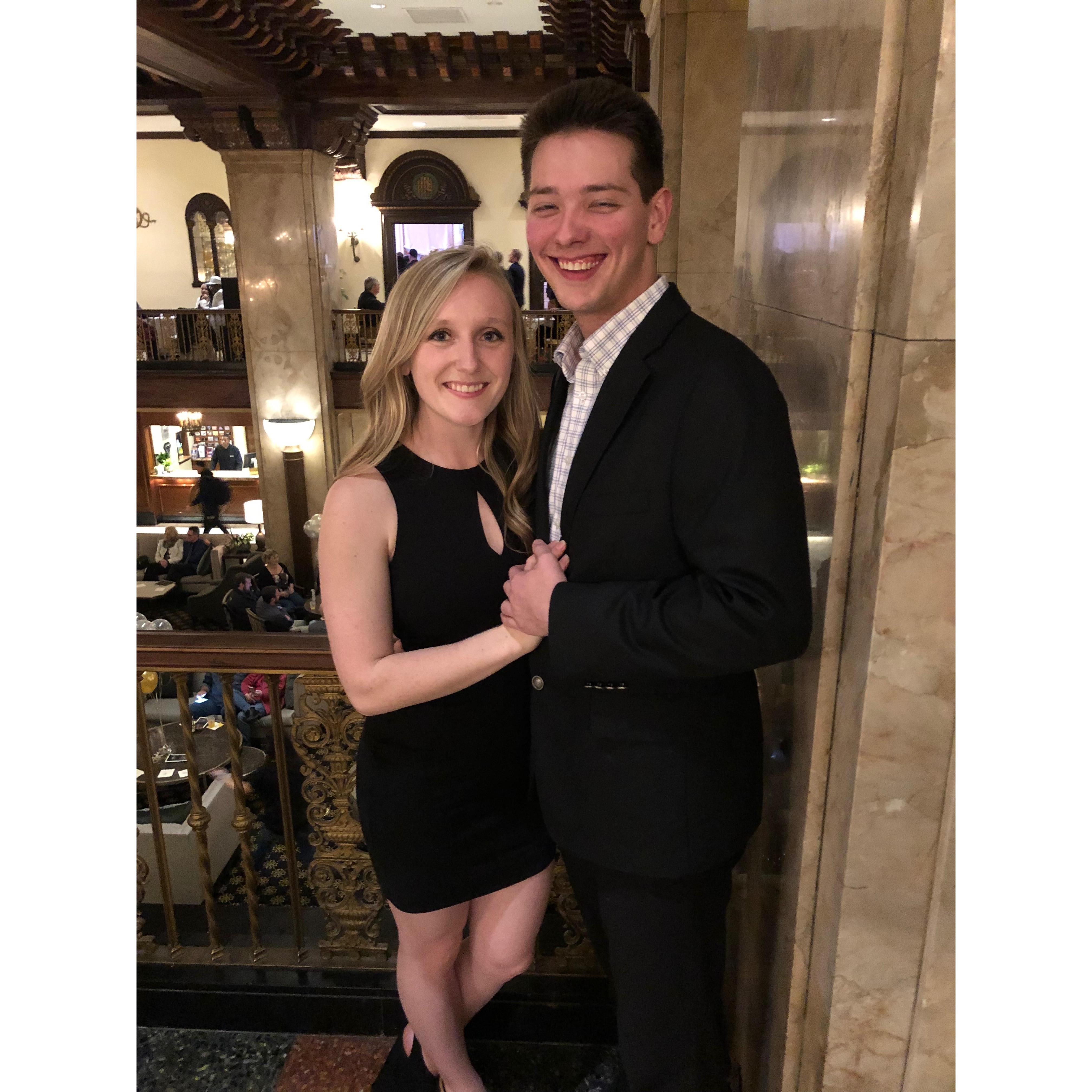 NYE 2018
(Chris can never keep his eyes open for photos!)
