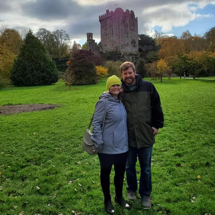 On our way to kiss the Blarney Stone.
