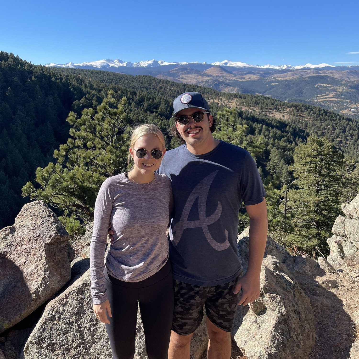 Our first visit to Colorado together (this is when I convinced him to move there)