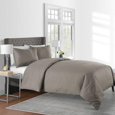 625-Thread-Count Varigated Stripe King Duvet Cover Set in Blue