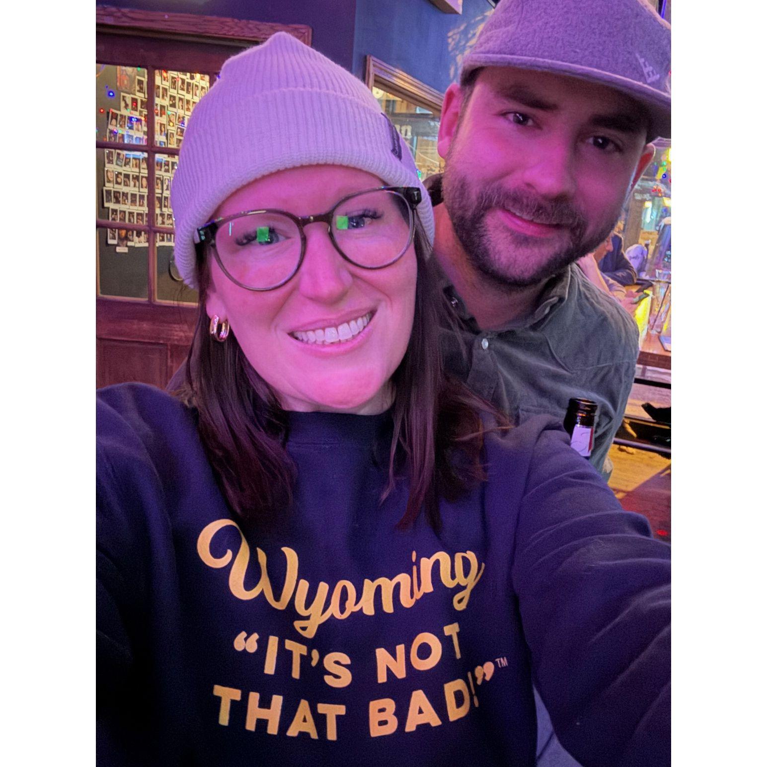 At the bar where we first met