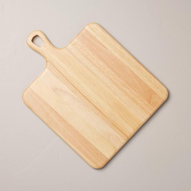 11"x16" Wooden Paddle Serving Board with Handle Natural - Hearth & Hand™ with Magnolia