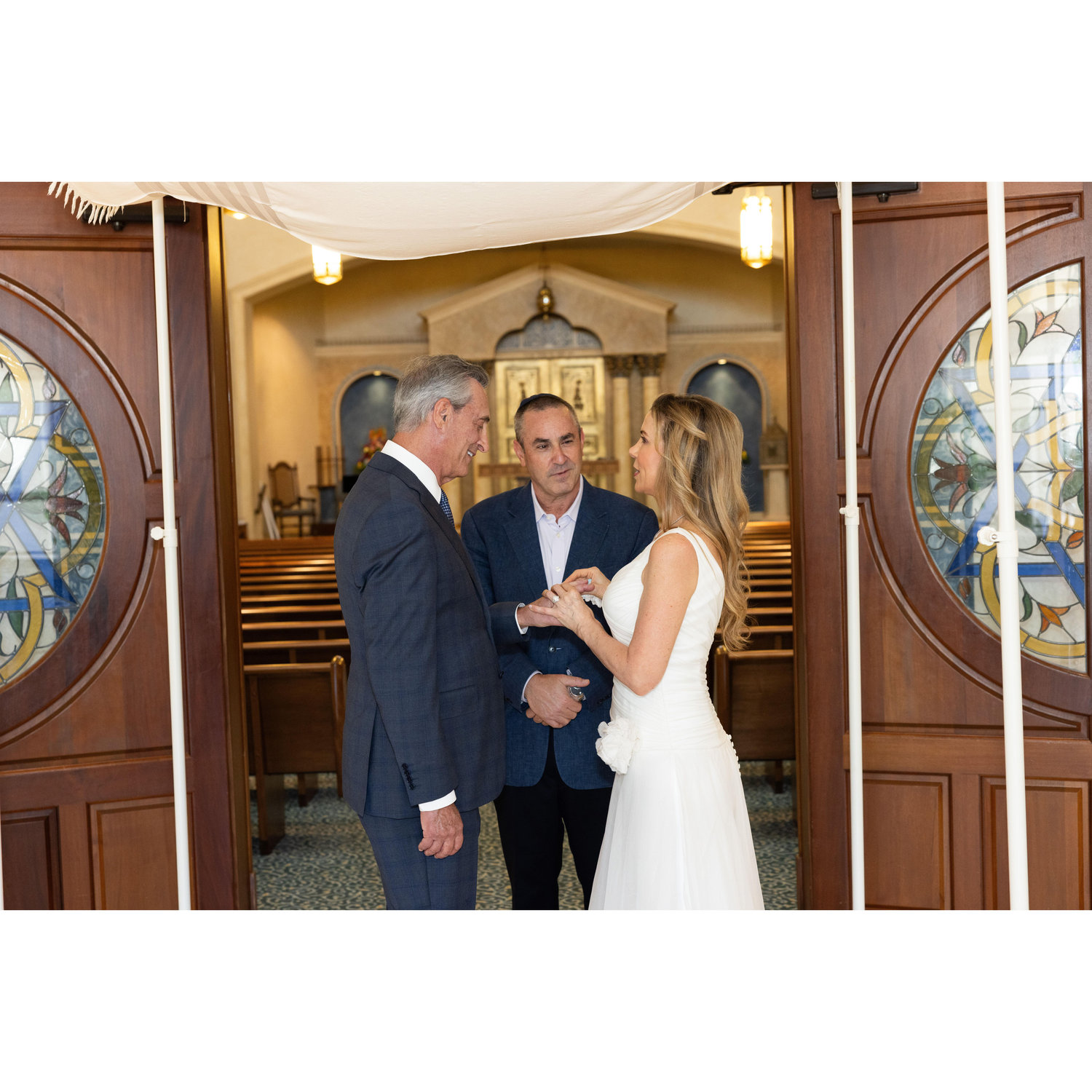 Vow ceremony on April 26, 2025 at Temple Judea