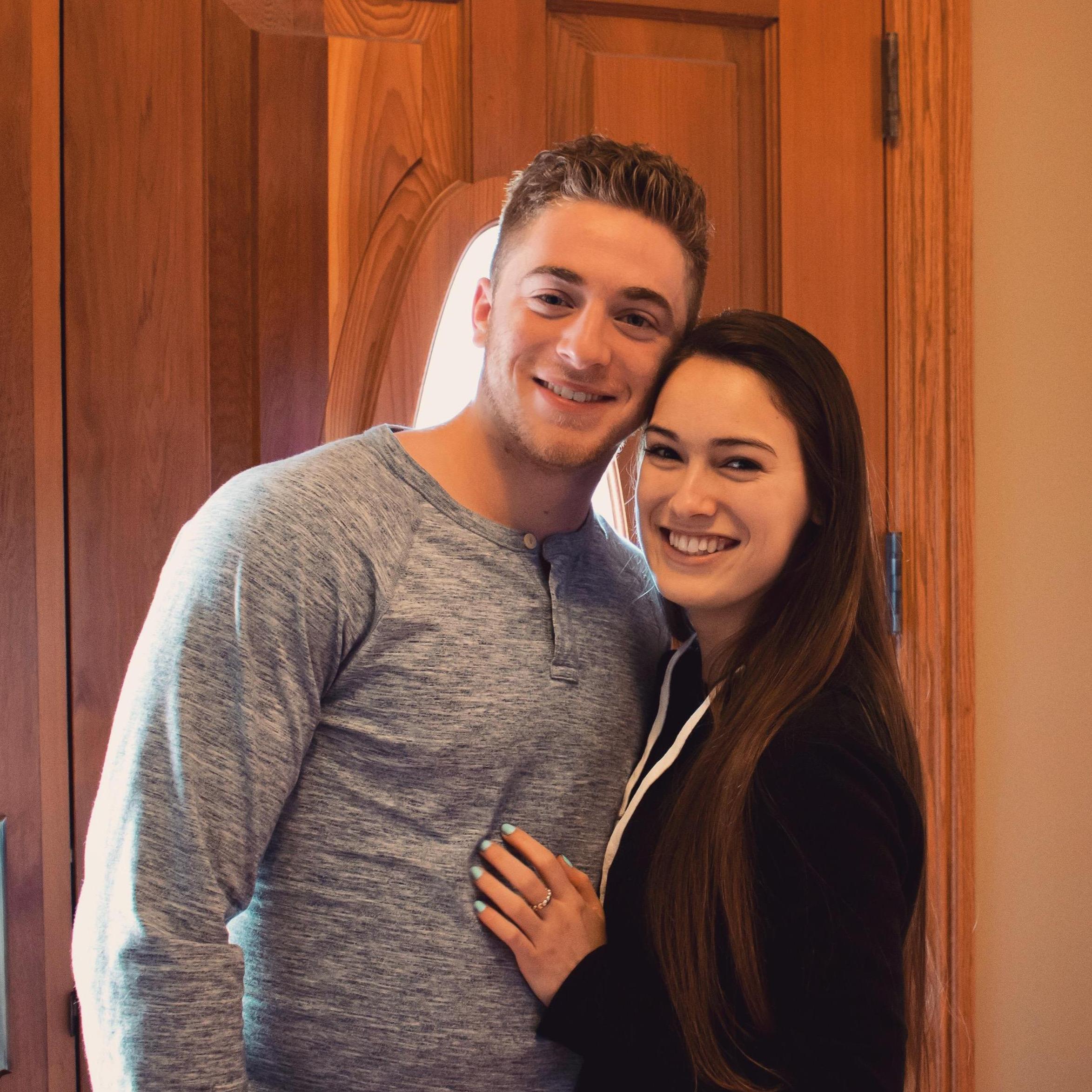 The first (and last) time Corey showed off his smile in a picture!