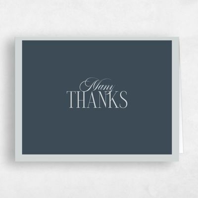 Navy Blue Wedding Thank You - Ford Landscape