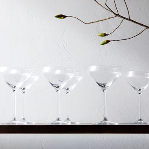 Crystal Martini Glasses (Set of 6)