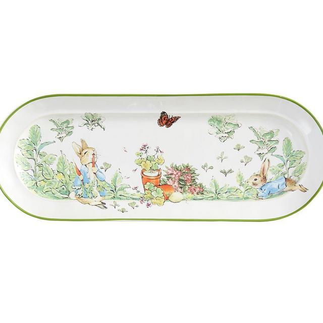 Peter Rabbit Garden Stoneware Cookie Platter