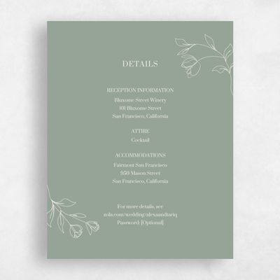 Sage, Green Wedding Enclosure - Maywood